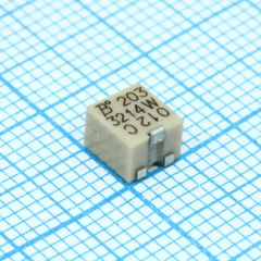 Потенциометр многооборотный керметный 20кОм 0.25Вт SMD