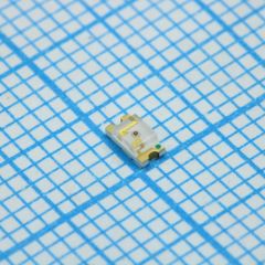 Светодиод smd 3,2x1,6мм/зеленый/570нм/12,5мкд/прозрачный/130°