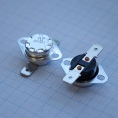 термостат, 10A 250V (15A 125V); выводы в стороны (под прямым углом), тип контактов: нормально замкнутые