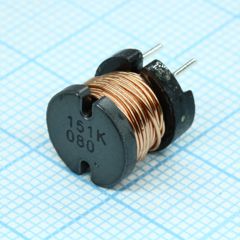 Силовая индуктивность 150uH ±10% 1.4A 0.23Om радиальная без магнитного экрана