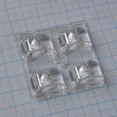 Квадратная модуль линза 2x2 на 4светодиода LG Innotek серии  LEMWA33X