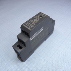 AC-DC, 15.2Вт, вход 85...264 В AC 47...63Гц/120...370В DC, выход 24В/0.63А, изоляция 3000В AC, в кожухе на DIN-рейку, 17.5х90х54.5мм, -30...+70°С