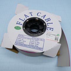 Плоский кабель шлейф 30 проводов, шаг 1.27 мм, 28AWG(7*0.127мм Cu), цена за 1 метр