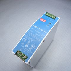 Преобразователь AC-DC на DIN-рейку  120Вт, выход 12В/10A, рег. вых 12...14В, вход 90…264V AC, 47…63Гц /127…370В DC, изоляция 3000В AC, в кожухе  40х125.2х102мм, -20…+70°С