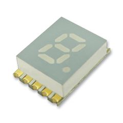 1 разрядный сегментный индикатор smd 5,08мм/зеленый/568нм/1.9-10мкд/ОК