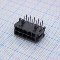 Прямоугольный разъем, Серия Micro-Fit 3.0 43045, 10 контакт(-ов), Штыревой Разъем, 3 мм