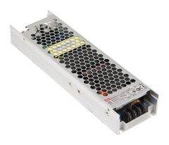 AC-DC, 300Вт, вход 90…264В AC, 47…63Гц, выход 5В/60A, ККМ, рег. вых 4.5…5.5В, изоляция 3750В AC, в кожухе 220х62х31мм, -30…+70°С