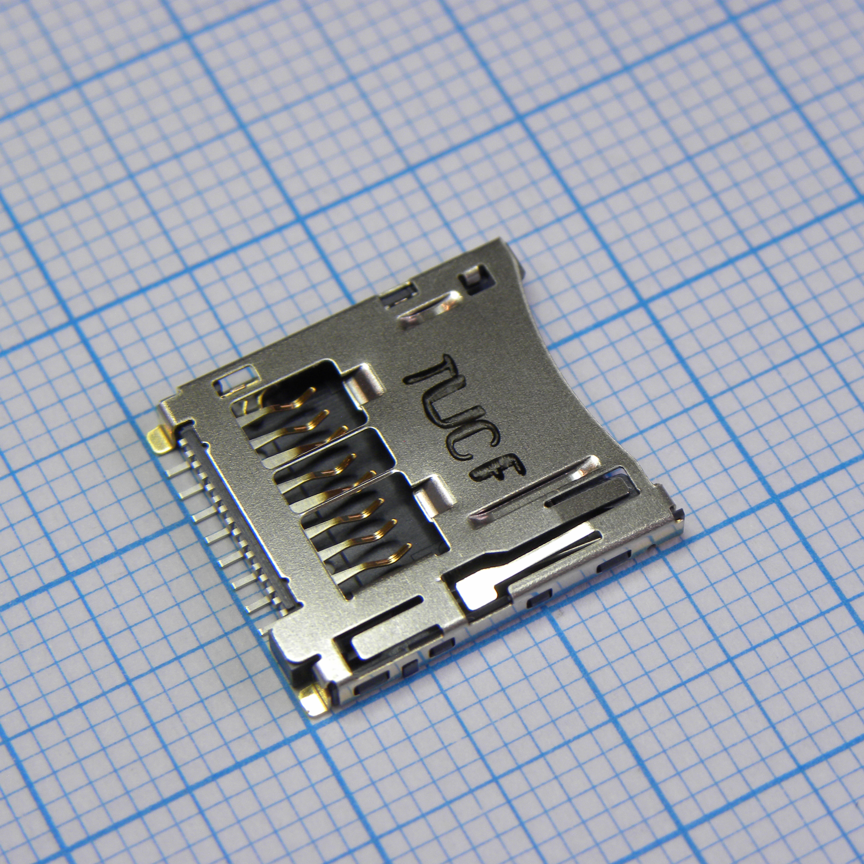 Гнездо памяти, Серия 502774, Micro SD, 8 контакт(-ов), Медный Сплав, Контакты с Покрытием из Золота