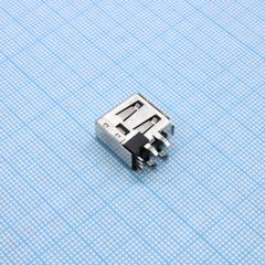Разъем USB, тип A, USB 2.0, розетка, 4 вывод(-ов) угловой, DIP монтаж
