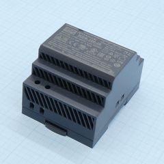 AC-DC, 92Вт, вход 85...264 В AC 47...63Гц/120...370В DC, выход 48В/1.92А, рег. выхода 48…48.7В, изоляция 3000В AC, в кожухе на DIN-рейку, 70х90х54.5мм, -30...+70°С
