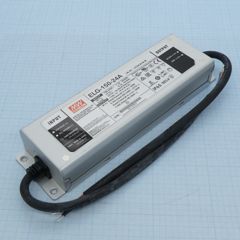 AC-DC, 150Вт, IP65, вход 100…305В AC, 47…63Гц/142…431В DC, ККМ, выход 12...24В/6.25A, изоляция 3750В AC, в кожухе 219х63х35,5мм, -40…+70°С, рег.выхода