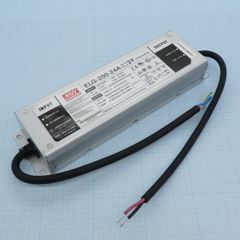 AC-DC, 201.6Вт, IP67, вход 100…305В AC, 47…63Гц/142…431В DC, ККМ, выход 12...24В/8.4А, изоляция 3750В AC, в кожухе 244х71х37.5мм, -40…+85°С (корпус), потенциометры, с проводом заземления