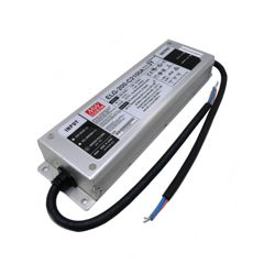 AC-DC, 201.6Вт, IP65, вход 100…305В AC, 47…63Гц/142…431В DC, ККМ, выход 48...96В/2100мА, изоляция 3750В AC, в кожухе 244х71х37.5, -40…+85°С (корпус), потенциометры, с проводом заземления