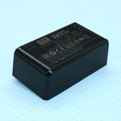 AC-DC, 31.2Вт, вход 85...264В AC 47...440 Гц, 120...370B DC, выход 24В/1.3А, изоляция 3000В AC, в корпусе на плату 69.5x39x24мм, -30...+70°C
