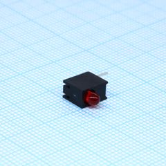 Светодиод 3мм с держателем/красный/625нм/8-25мкд/60°