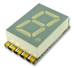 1 разрядный сегментный индикатор smd 7,62мм/красный/630нм/3.6-6.4мкд/ОА