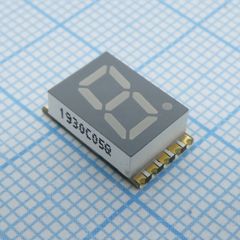 1 разрядный сегментный индикатор smd 7,62мм/красный/630нм/3.6-6.4мкд/ОК