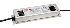 AC-DC, 150Вт, IP65, вход 100…305В AC, 47…63Гц/142…431В DC, ККМ, выход 6...12В/10А, изоляция 3750В AC, в кожухе 219х63х35,5мм, -40…+70°С, рег.выхода