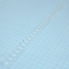 Линейная линза для 24LED размером до 5630, 19х283х6.6мм
