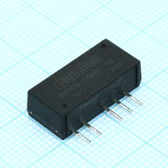 DC/DC, 1Вт, вход 4.5…5.5В, выход ±5В/±0.1А, изоляция 1500В DC, КПД 80%, максимальная емкостная нагрузка не более ±100мкФ, SIP7, 19.5x6x9.35мм, -40…105°C, пластик