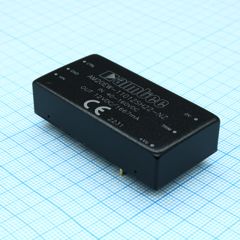 DC/DC, 20Вт, вход 40…160В, выход 12В/1.667А, изоляция 2250В DC, КПД 85%, максимальная емкостная нагрузка не более 1600мкФ, вход On/Off, 2x1", 50.8x25.4x11.8мм, -40…85°C, металл