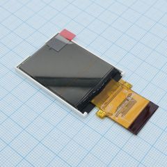 TFT 1.77" 128x160, LED подсветка, контроллер ST7735Sинтерфейс MCU, 500cd/m2, -20...+70C