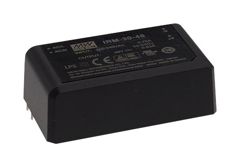 AC-DC, 30Вт, вход 85...264В AC 47...440 Гц, 120...370B DC, выход 15В/2А, изоляция 3000В AC, в корпусе на плату 69.5x39x24мм, -30...+70°C