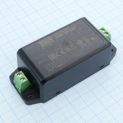 AC-DC, 30Вт, вход 85...264В AC 47...440 Гц, 120...370B DC, выход 5В/6А, изоляция 3000В AC, в корпусе на шасси, 91x39.5x28.5мм, -30...+70°C, винтовые зажимы
