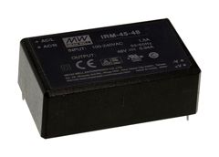 AC-DC, 45.6Вт, вход 85...305В AC 47...440 Гц, 120...430B DC, выход 12В/3.8А, изоляция 3000В AC, в корпусе на плату 87x52x29.5мм, -30...+70°C