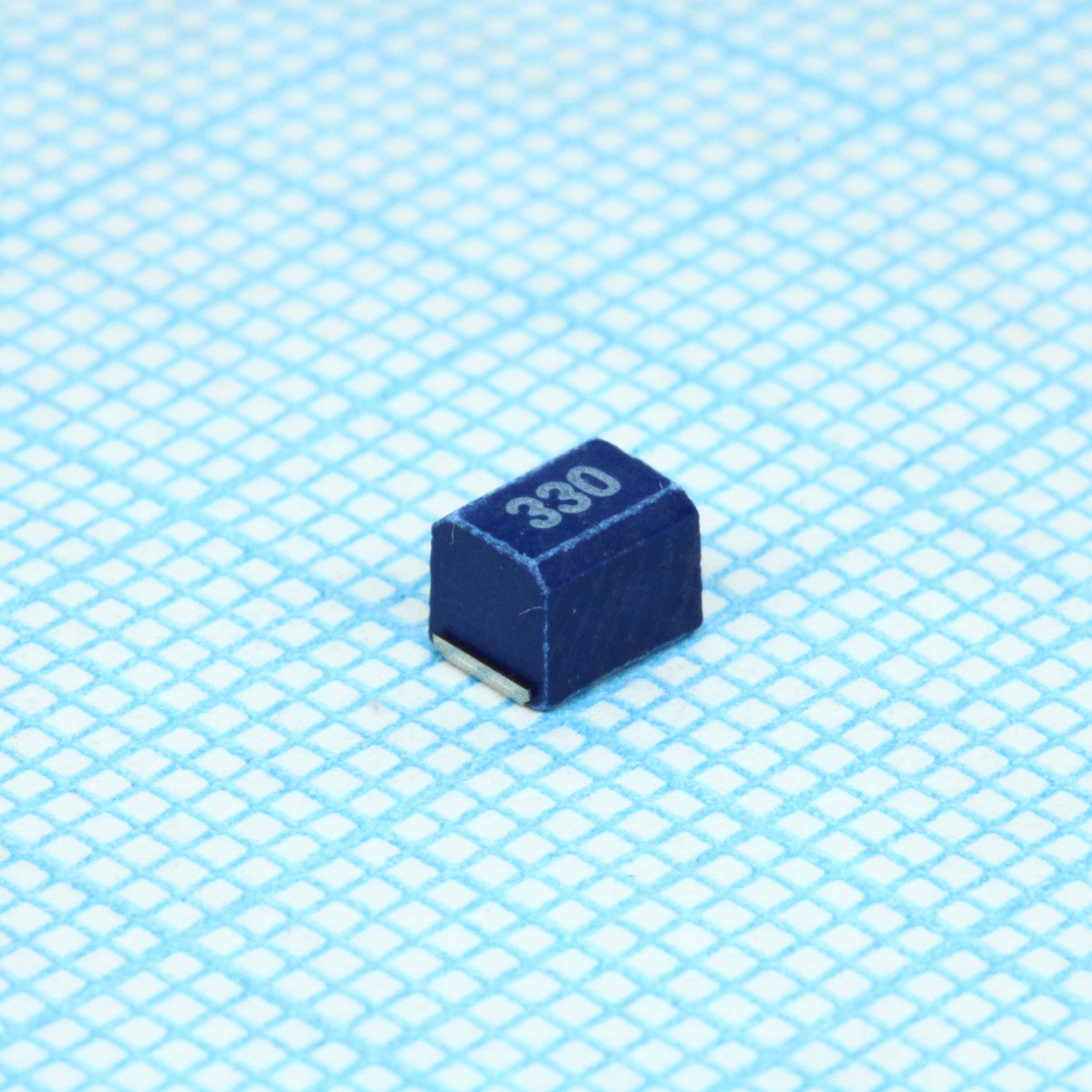 Катушка индуктивности SMD силовая проволочная неэкранированная 33мкГн ±10% 2.52МГц 10Q-добротность феррит 0.3A 1.4Ом 1812 лента на катушке