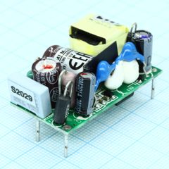 AC-DC med, 10Вт, вход 80...264В AC 47...440 Гц, выход 15В/0.67А, изоляция 4000В AC, без корпуса 42х22.3х20.5мм, -30...+85°C
