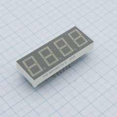 4-х разрядный индикатор 14,2мм/зеленый/570нм/60-80мкд/ОК