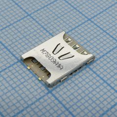 Гнездо памяти, Push-Pull, 104224 Series, Nano SIM, 6 контакт(-ов), Медный Сплав