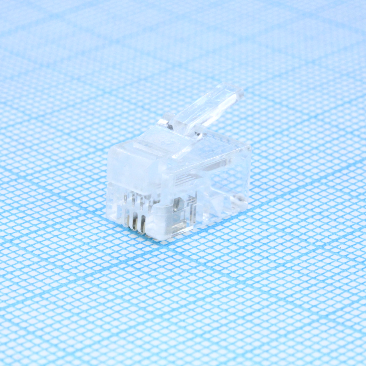 вилка RJ11 Plug 4P4C