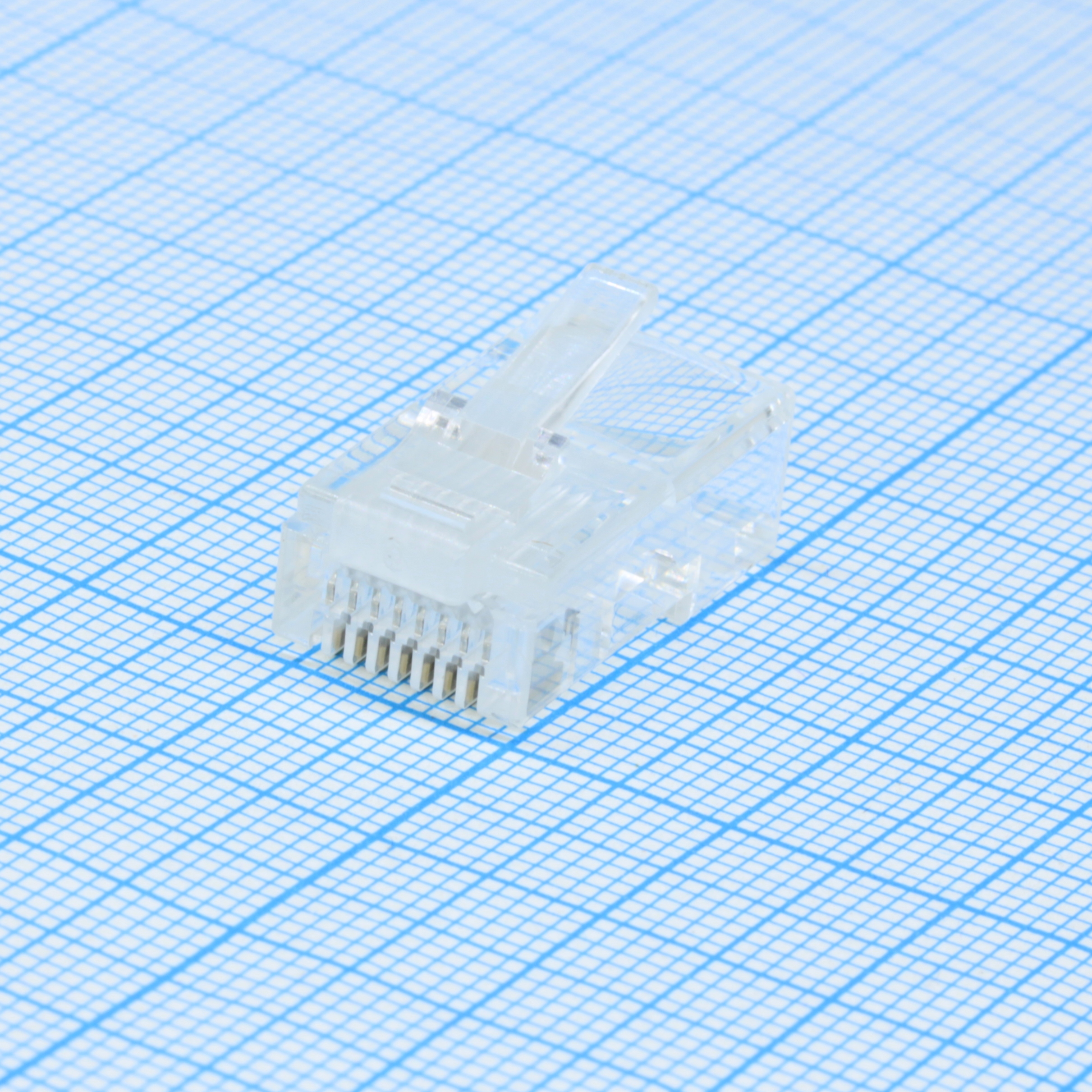Штекер RJ45 8P8C круглый 0.85мм