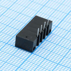 FPC разъем для шлейфа на плату угловой 4pin, шаг 2.54мм
