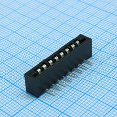 FPC разъем для шлейфа на плату угловой 8pin, шаг 2.54мм
