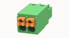 Разъемный клеммный блок, 2 контакта. Серия 15EDGKN-3.5
