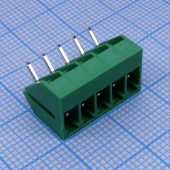 клеммный блок 5 контактов шаг 3.5мм