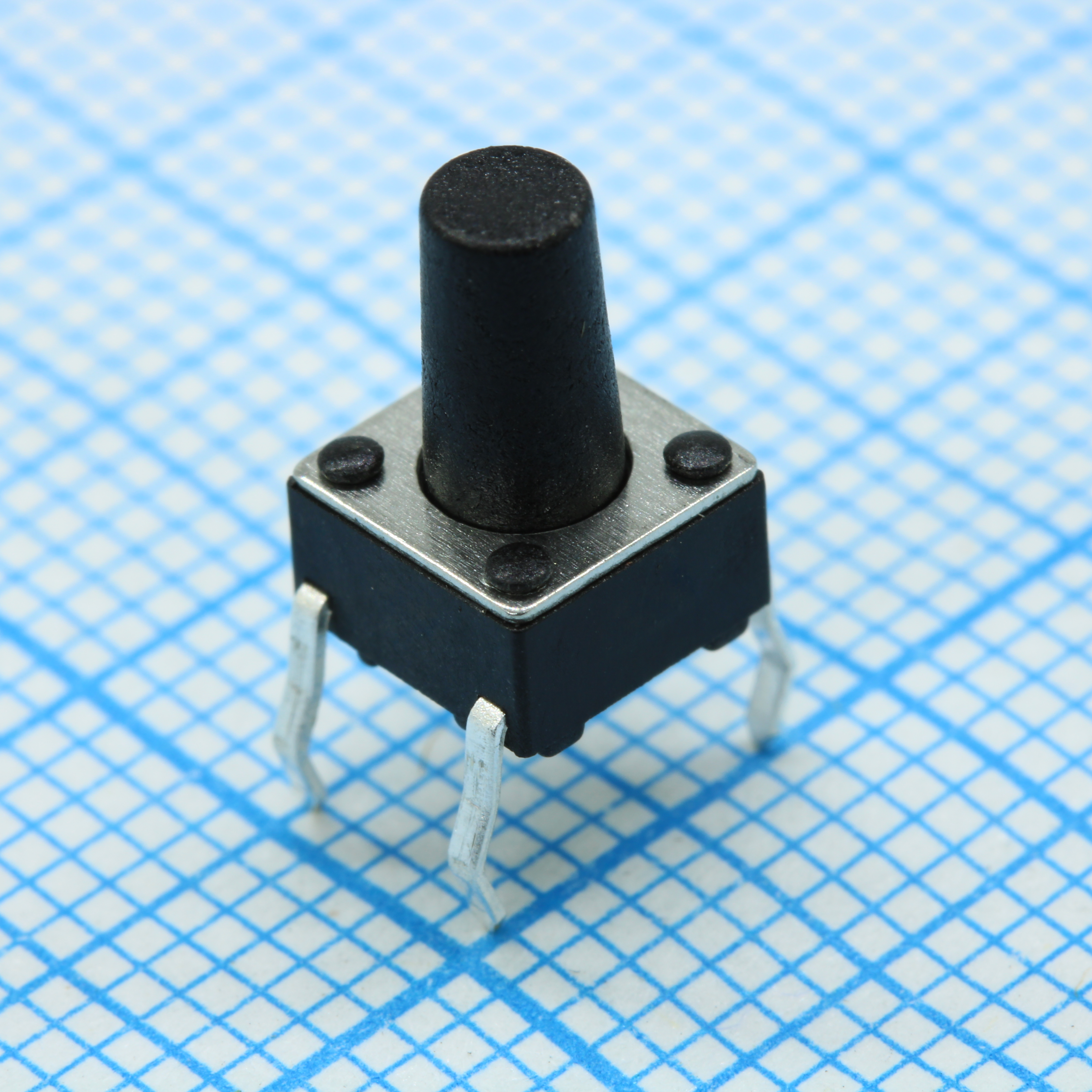 Кнопка тактильная 6х6х9.5мм 4 pin