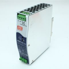 Преобразователь AC-DC на DIN-рейку 60Вт, выход 24В/0…2.5A, рег. вых=24…29В, вход 180…550V AC, 47…63Гц /254…780V DC, изоляция 3000В AC, в кожухе 32х125.2х102мм, -30…+85°С