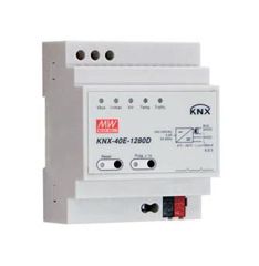 AC-DC для системы KNX, 38.4Вт, вход 180…264V AC, 47…63Гц /254…370В DC, выход 30В/1280мA, интегр. шина KNX, изоляция 4200В AC, на DIN-рейку 72х90х57мм, -30…+70°С, с функцией диагностики