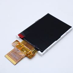 TFT 2.8", 240x320, IPS, MCU/SPI интерфейс, подсветка LED белая, яркость 500 cd/m2, контроллер ILI9341V, напр. питания 2,5...3,3 В, -20...+70C