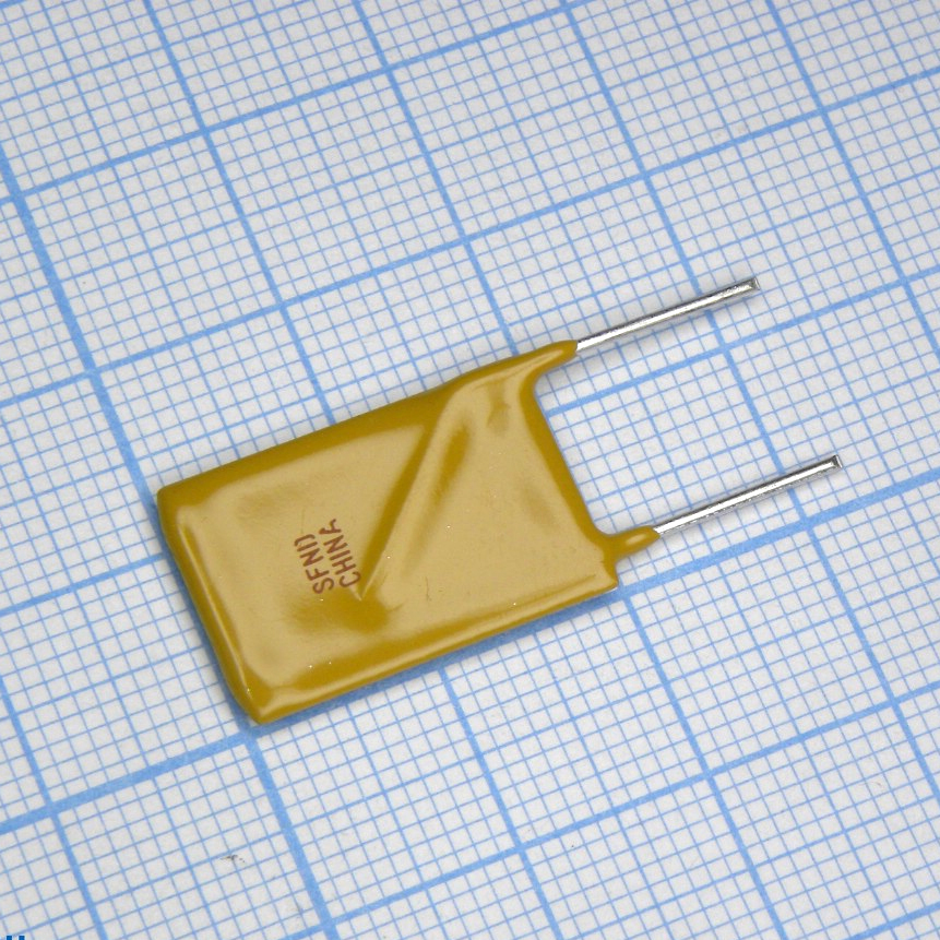Самовосстанавливающийся предохранитель PTC 5A(hold) 10A(trip) 30V 100A 3W 14.5s 0.01Ohm Radial 14 X 3 X 24.1mm Bag