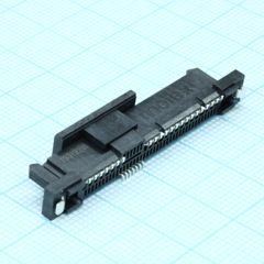 Комбинированный разъем 1.27мм сигнальный, 0.80мм SCSI, 1.27мм SAS-3 вертикальный для поверхностного монтажа