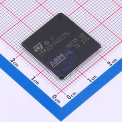 Микроконтроллер STM 32-бит ядро ARM Cortex M7/M4 RISC 2МБ Флэш-память электропитание 3.3В 144-Pin LQFP лоток