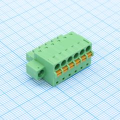 Разъемный клеммный блок, Серия 15EDGKDM-3.81 6 контактов