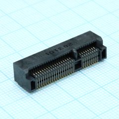 Разъем комбинированный 2 в 1 mSATA и PCI-Express Mini Card