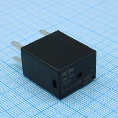 Реле автомобильное. Упр.: 12VDC, Потр. мощн.: 1.2W. Резистор 680Ом, Комм.:35А 14VDC, конт.: 1 перекидной, размер (LxWxH) мм: 22.5 х 15.0 х 25.0