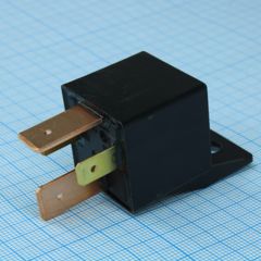 Реле автомобильное в колодку, с кронштейном.  Упр.: 12VDC, Потр. мощн.: 1.6W. Комм.: 70A 14VDC, конт.: 1 открытый, размер (LxWxH) мм: 25.8 х 25.8 х 25.0.